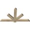 Ekena Millwork Kennewick Rough Sawn Timber Gable Bracket, Douglas Fir, 48"W x 28"H x 2"D x 4"F, 14/12 Pitch GBW048X28X0204KEN00RDF - alternate 4